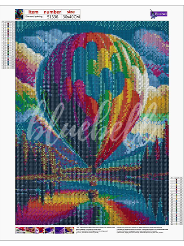 Rainbow Balloon Canvas