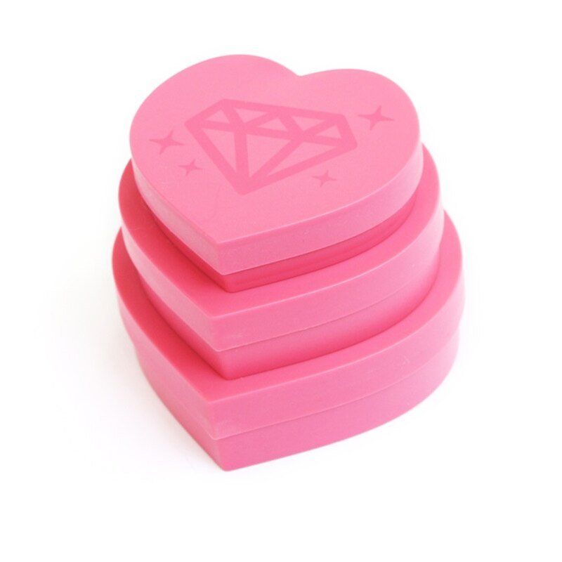 2 Pcs Heart - Shaped 5D Diamond Painting Storage Tray Box - BlueBellpaintings