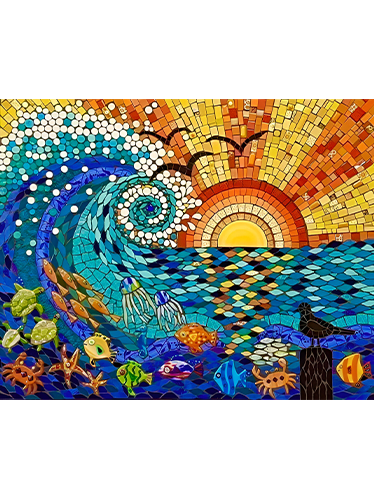 Mosaic of the sea