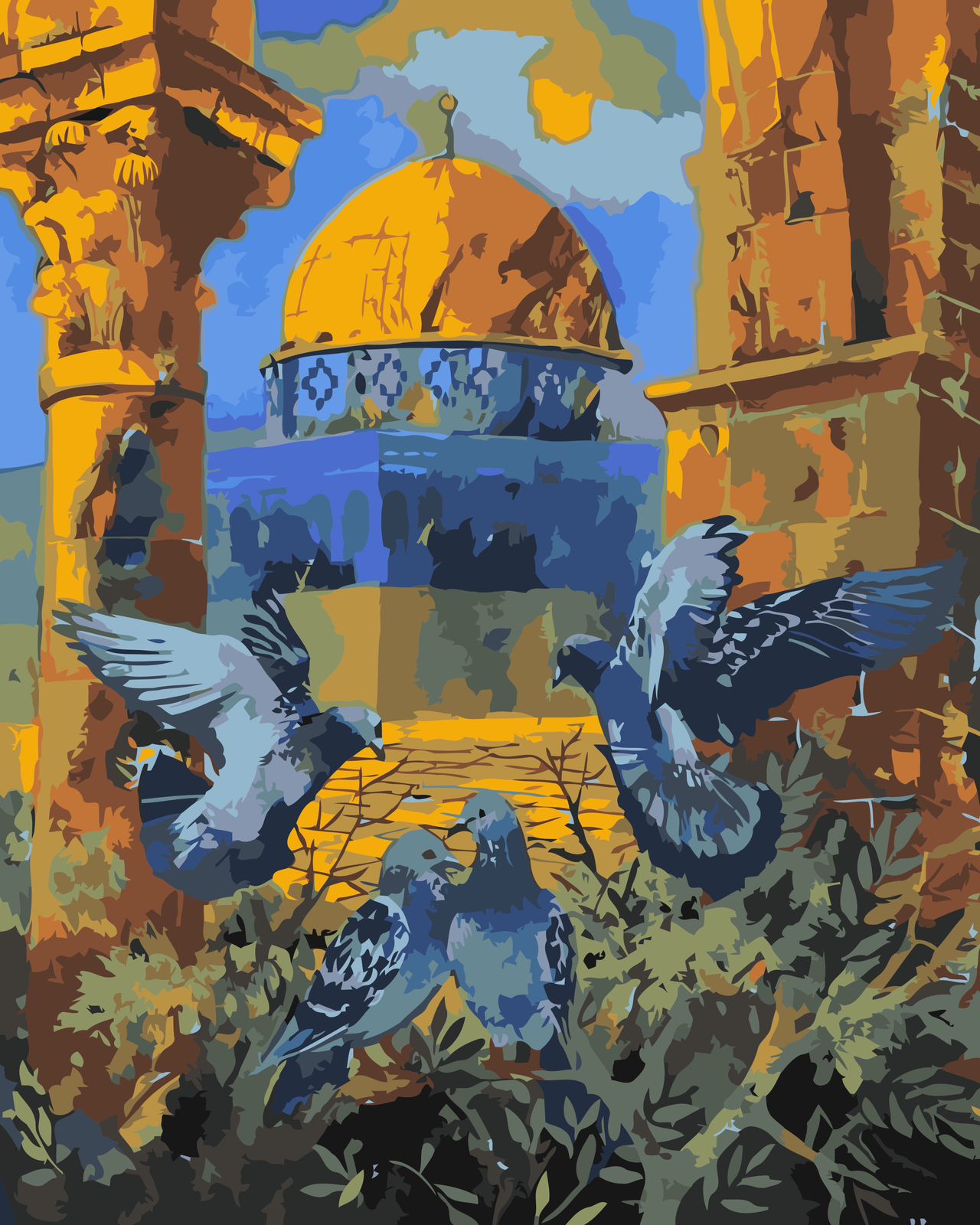 Al-Aqsa Paint by number