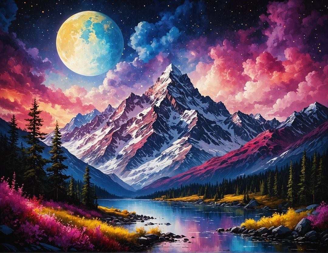 Cosmic Mountain View