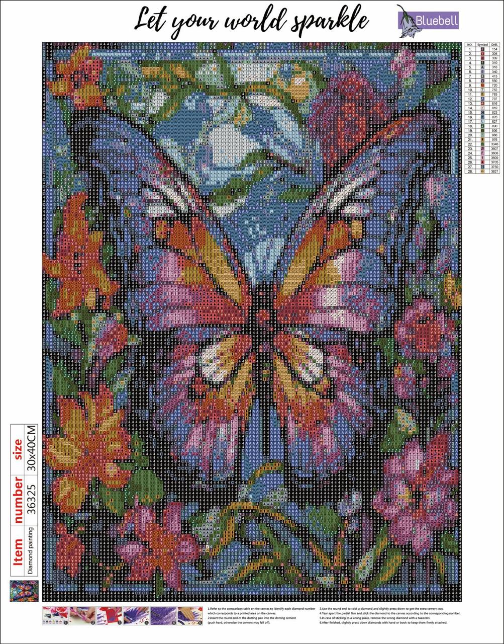 Mosaic Butterfly