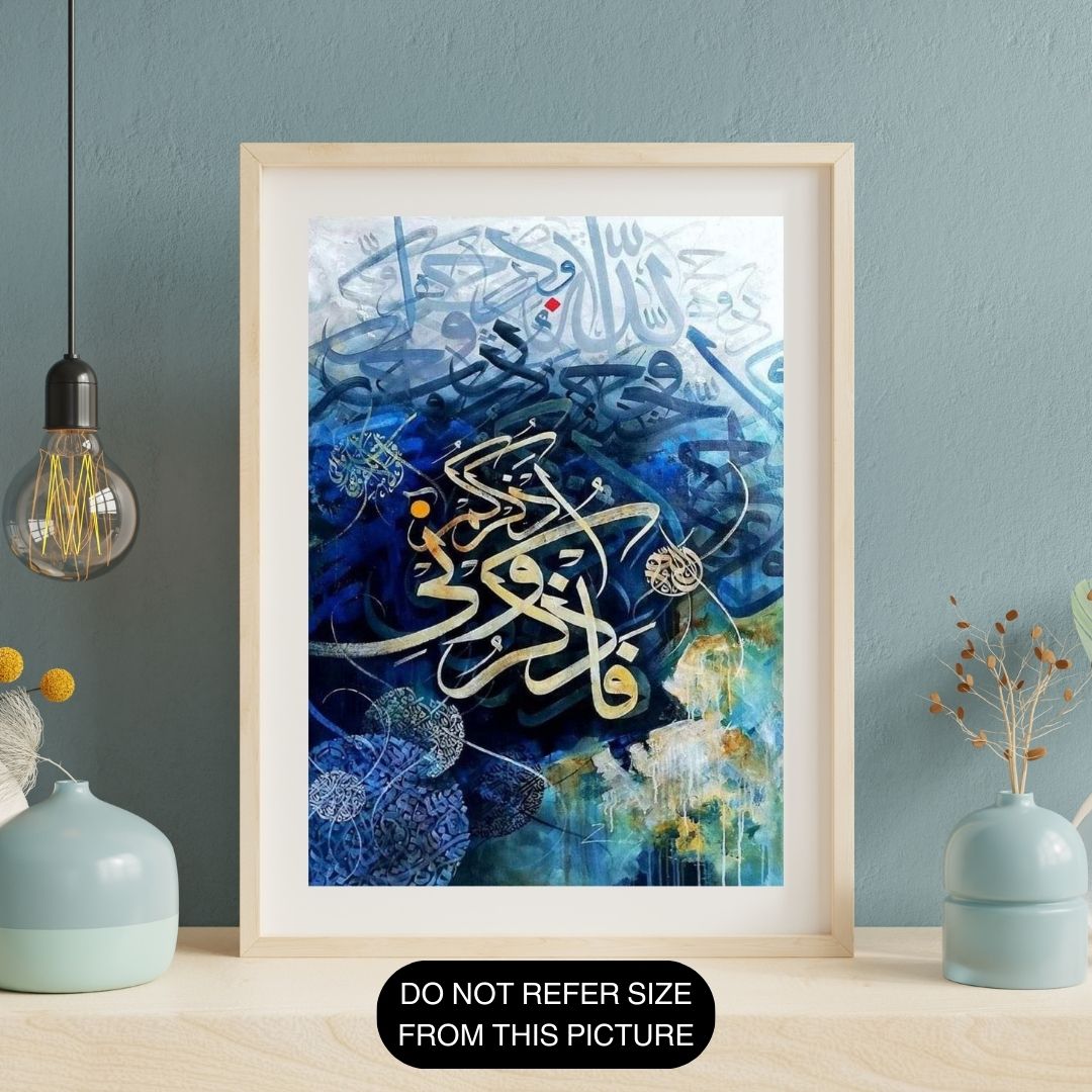 Arabic Calligraphy Paint by number - BlueBellpaintings