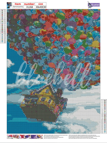 UP BALOON HOUSE DIAMOND PAINTING