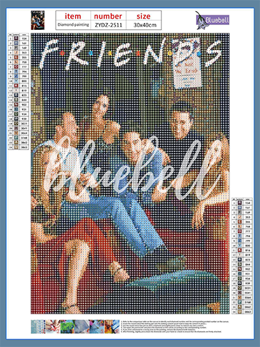 FRIENDS DIAMOND PAINTING